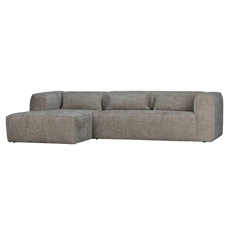 WOOOD Exclusive-collectie Bean Corner Sofa Left Hefty Melange Travertin