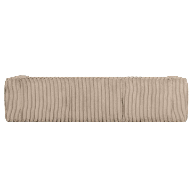 WOOOD-collectie Bean Corner Sofa Left Hefty Ribcord Travertin