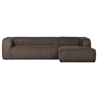 WOOOD Bean Corner Sofa Right Hefty Ribcord Mud