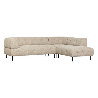 WOOOD Lloyd Corner Sofa Right Coarse Woven Natural Melange