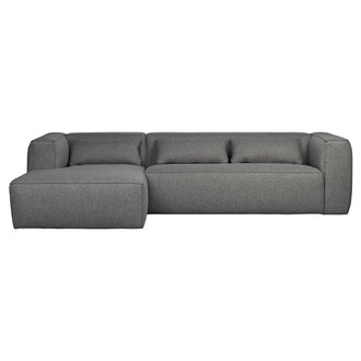 WOOOD Bean Corner Sofa Incl. Cushions Mid Grey