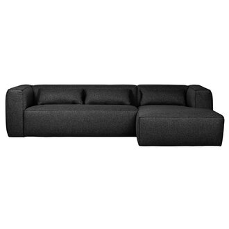 WOOOD Bean Corner Sofa Right Incl. Cushions Dark Grey