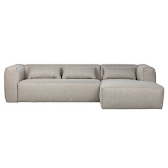 WOOOD Bean Corner Sofa Right Incl. Cushions Light Grey