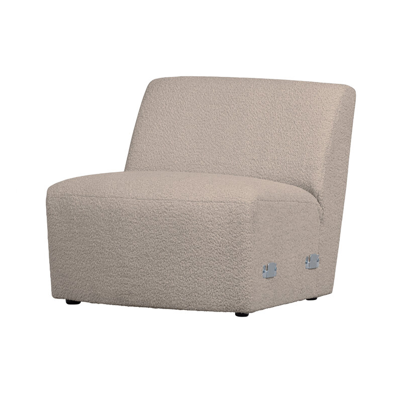 WOOOD-collectie Coco 1-zits Element BouclÉ Zand