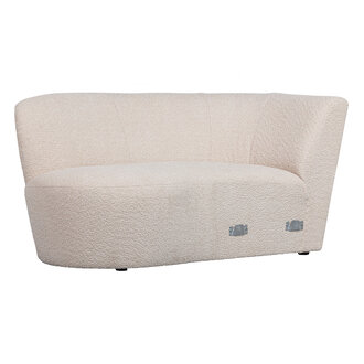 WOOOD Exclusive Coco Chaise Longue Element Links BouclÉ Creme