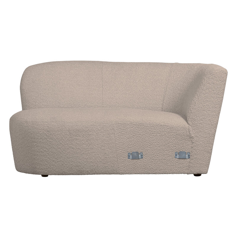 WOOOD Exclusive-collectie Coco Chaise Longue Element Left BouclÉ Sand