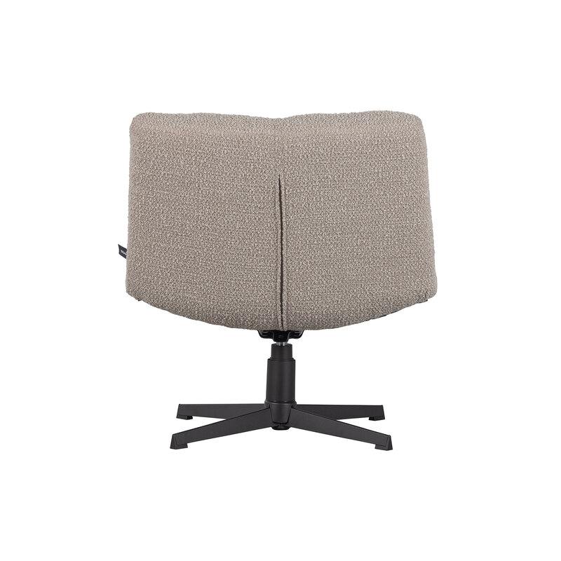 WOOOD Exclusive-collectie Vinny Swivel Armchair BouclÉ Sand