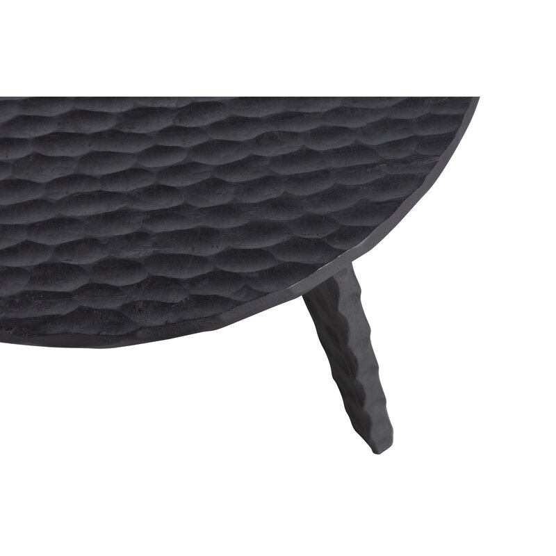 WOOOD-collectie Moises Bijzettafel Mango Hout Zwart