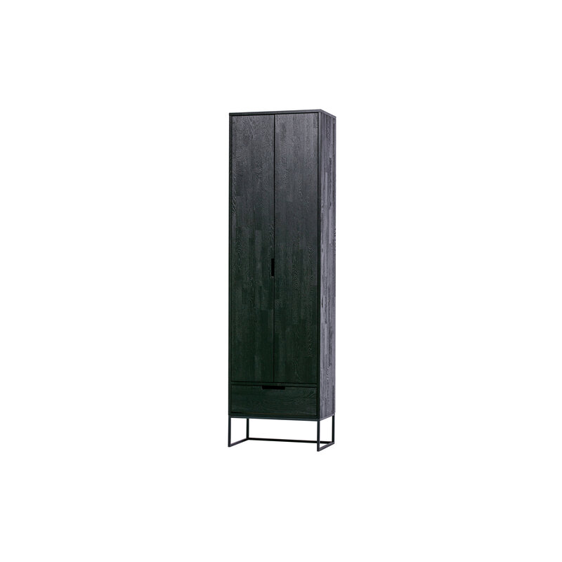 WOOOD-collectie Silas Hoge Kast Essen Blacknight [fsc]