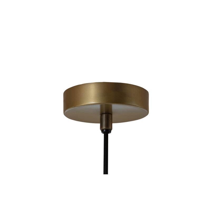 WOOOD-collectie Safa Hanglamp Verticaal Metaal Glas Brass