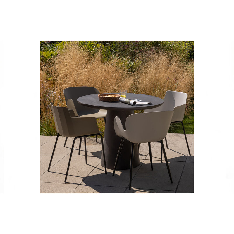 WOOOD-collectie Damon Dining Table Brown 76xØ100