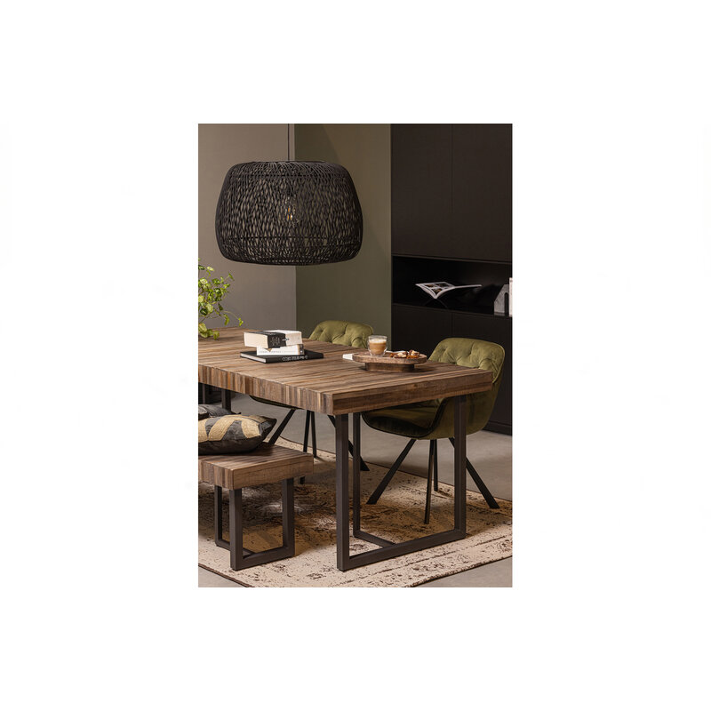 WOOOD Exclusive-collectie Maxime Eetbank Recycled Hout Naturel 160cm