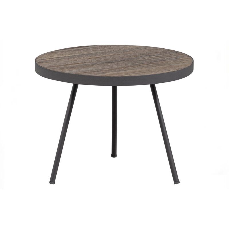 WOOOD Exclusive-collectie Maxime Bijzettafel Recycled Hout Naturel 40xØ54cm