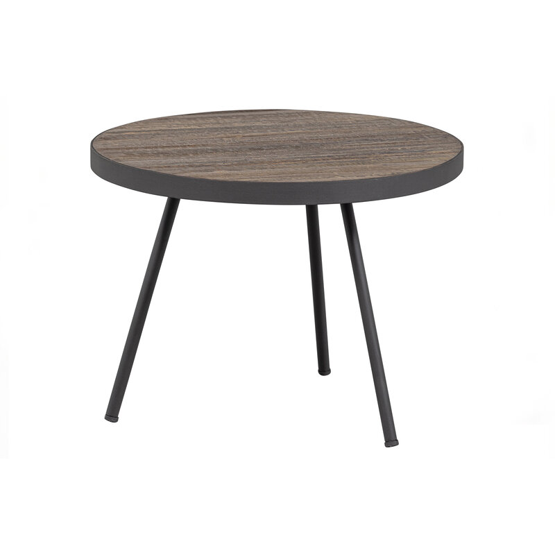 WOOOD Exclusive-collectie Maxime Bijzettafel Recycled Hout Naturel 40xØ54cm