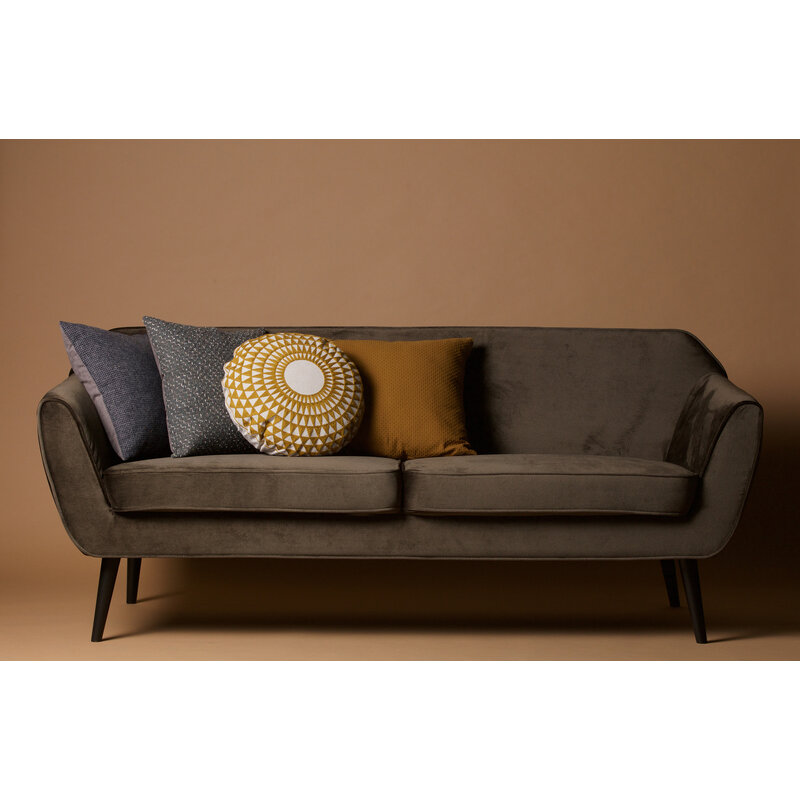 WOOOD-collectie Rocco Sofa 187 Cm Velvet Warm Green