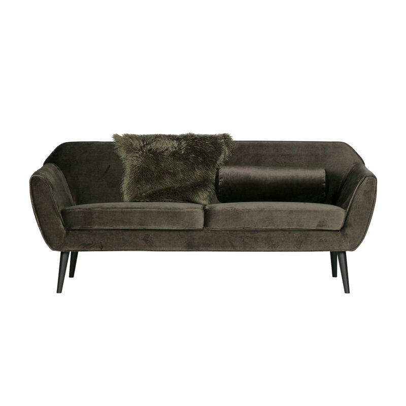 WOOOD-collectie Rocco Sofa 187 Cm Velvet Warm Green