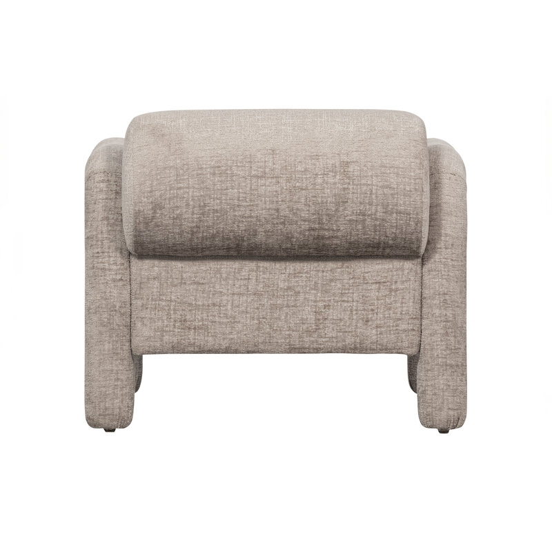 WOOOD-collectie Lenny Fauteuil In Grove Textuur Zand