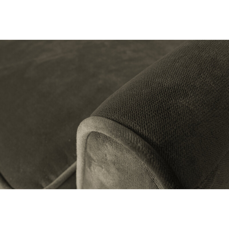 WOOOD-collectie Rocco Armchair Velvet Warm Green