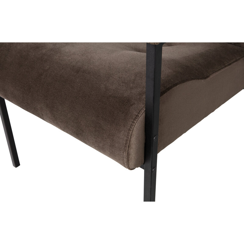 WOOOD-collectie Scott Fauteuil Velvet Warm Groen