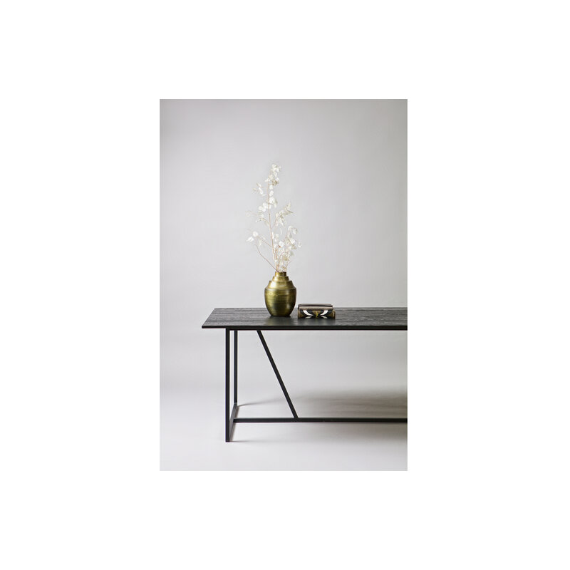 WOOOD-collectie Silas Dining Table Ash Brushed Blacknight [fsc]