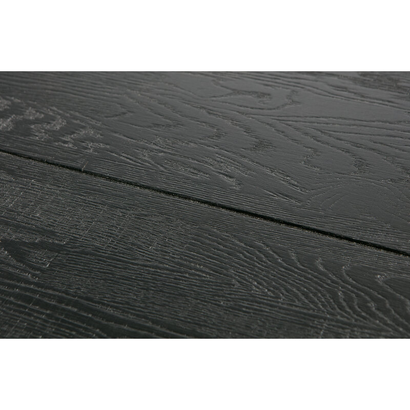 WOOOD-collectie Silas Dining Table Ash Brushed Blacknight [fsc]
