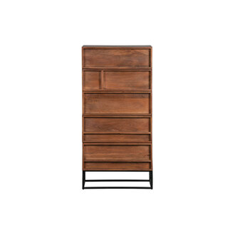 WOOOD Exclusive Forrest Chest Of 5 Drawers Mango Wood Natural