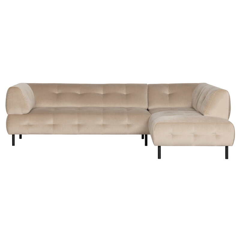 WOOOD-collectie Lloyd Corner Sofa Right Washed Velvet Sea Salt