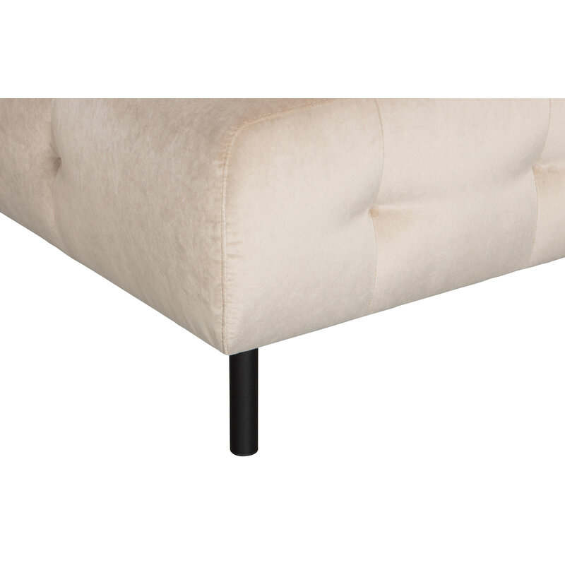 WOOOD-collectie Lloyd Hoekbank Rechts Gewassen Fluweel Sea Salt