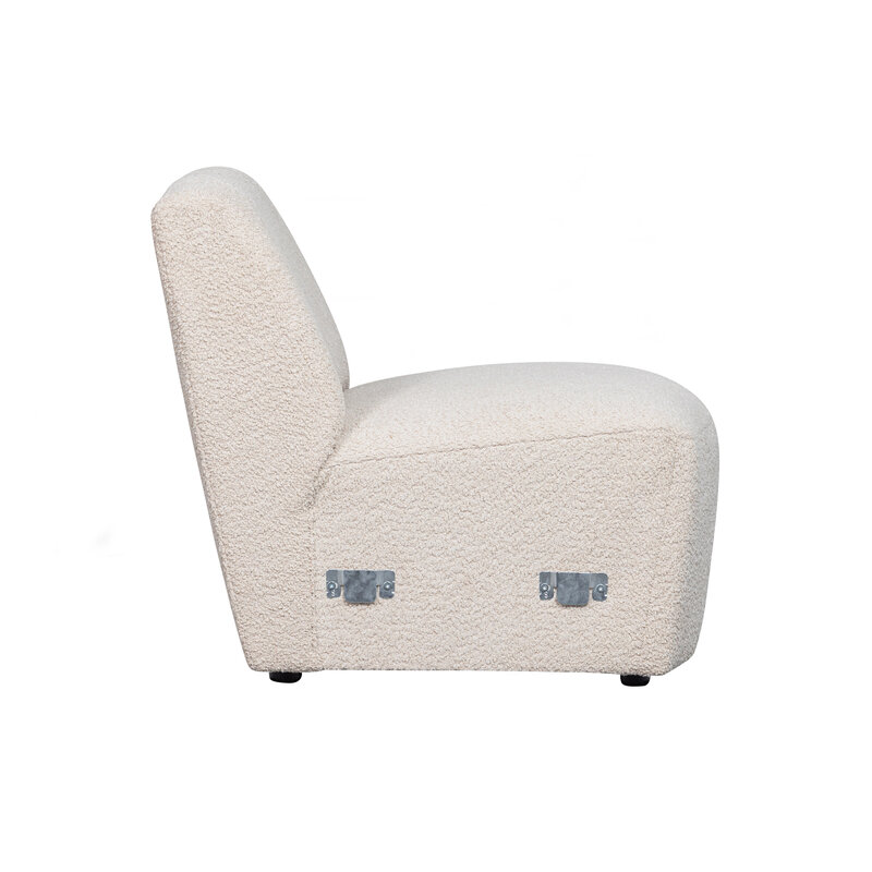 WOOOD-collectie Coco 1-zits Element BouclÉ Creme