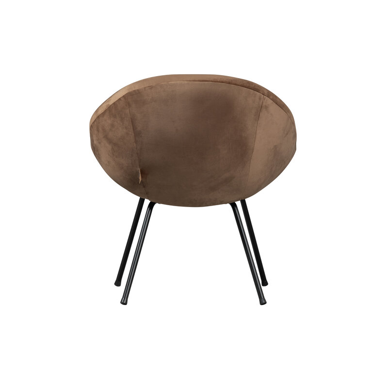 WOOOD Exclusive-collectie Moly Fauteuil Velvet Toffee