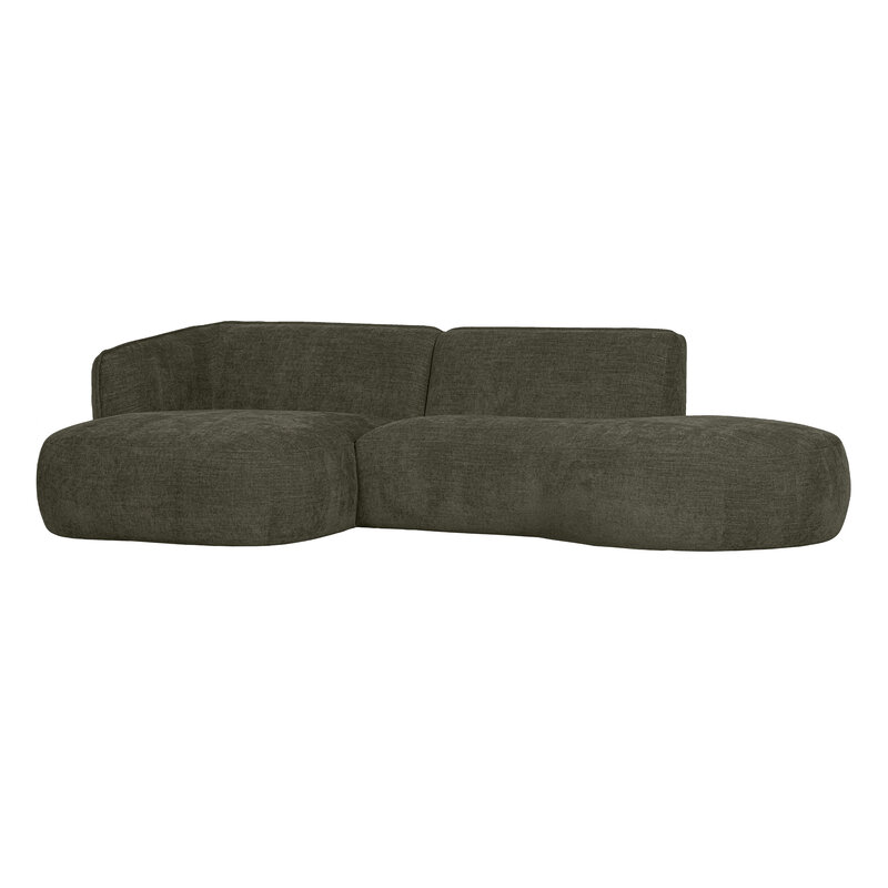 WOOOD Exclusive-collectie Polly Chaise Longue Links Warm Groen