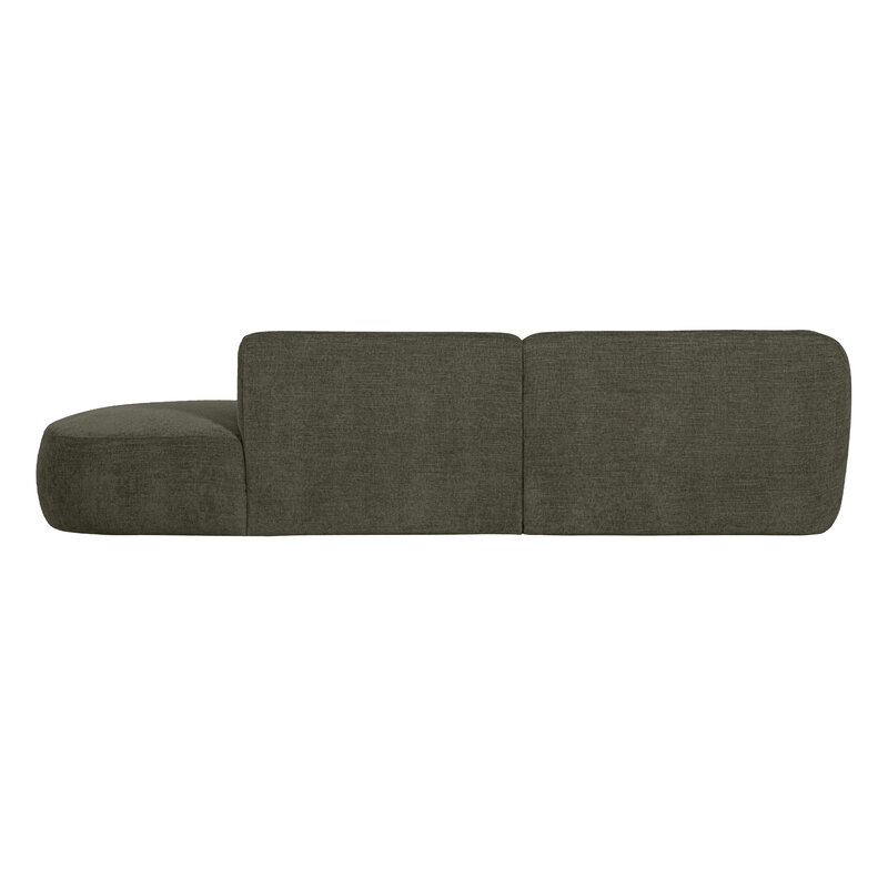 WOOOD Exclusive-collectie Polly Chaise Longue Links Warm Groen