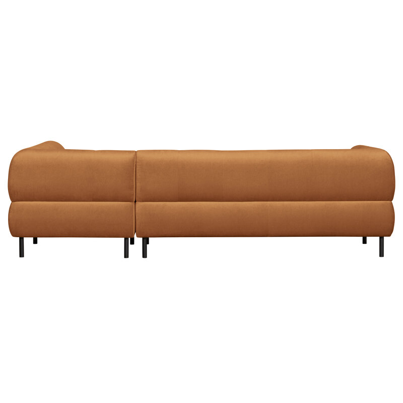 WOOOD-collectie Lloyd Hoekbank Rechts Gewassen Fluweel Cinnamon