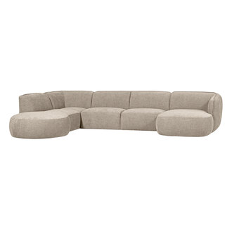 WOOOD Polly Sofa U-shape Left Sand