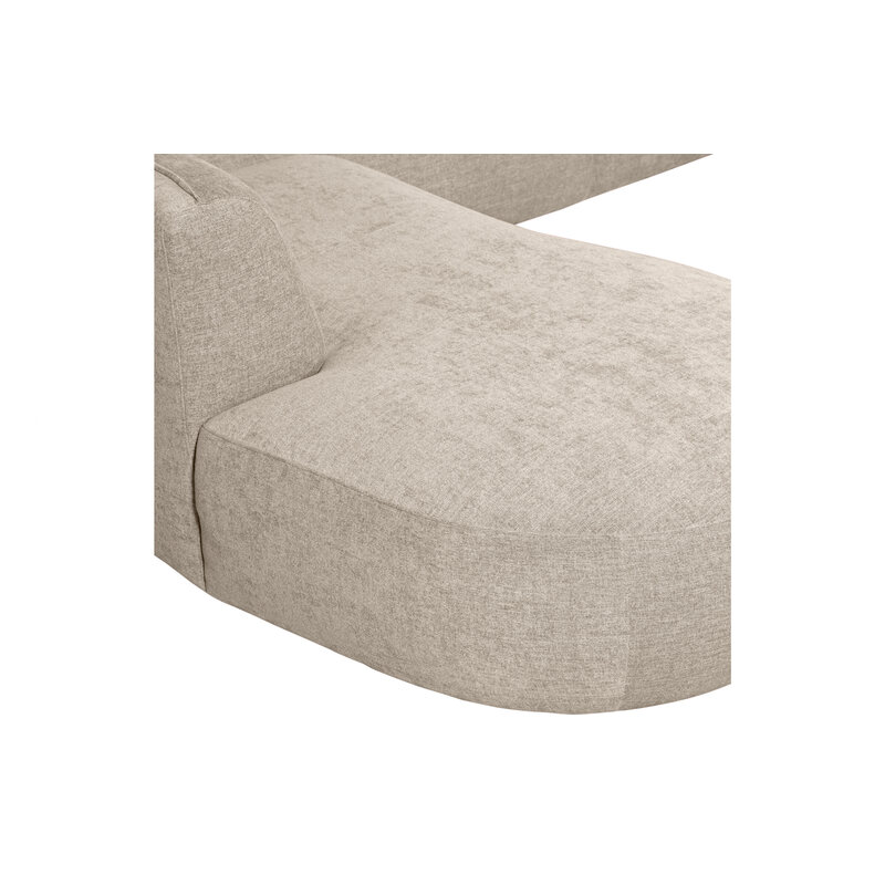 WOOOD-collectie Polly Sofa U-shape Left Sand