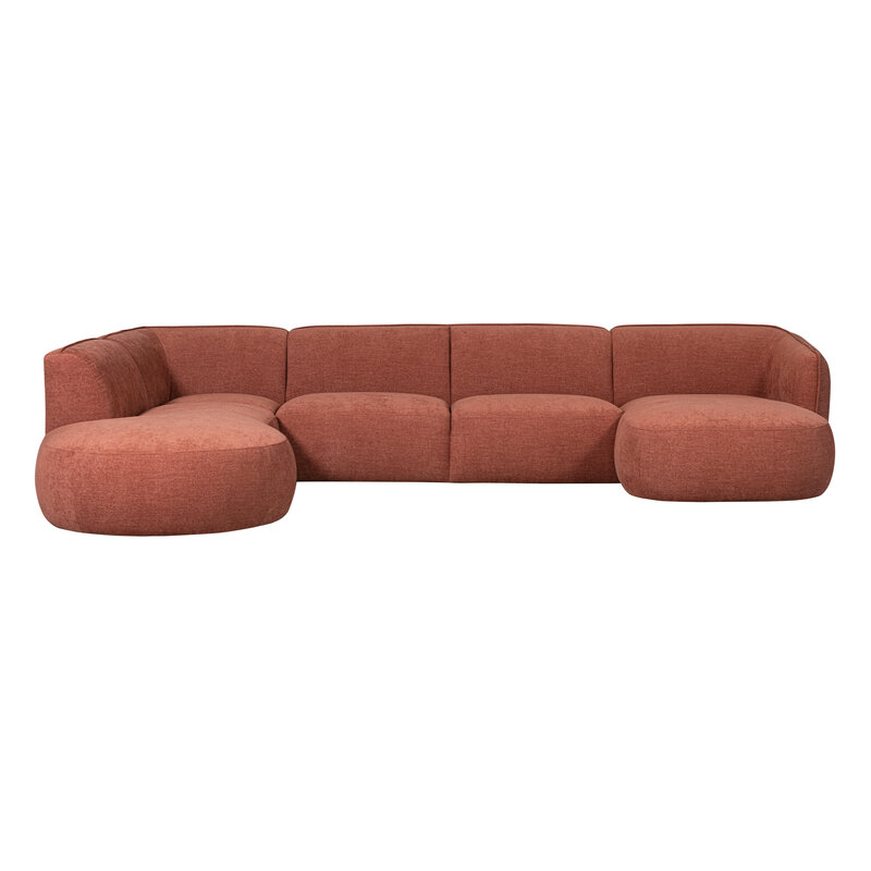 WOOOD Exclusive-collectie Polly Sofa U-shape Left Pink