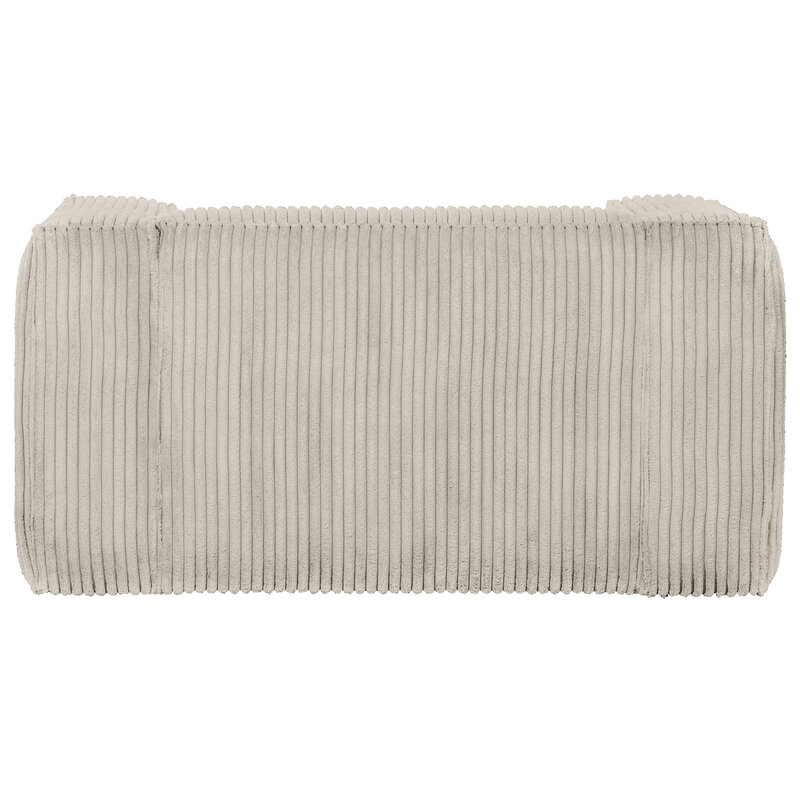WOOOD-collectie Bean Fauteuil Grove Ribstof Naturel