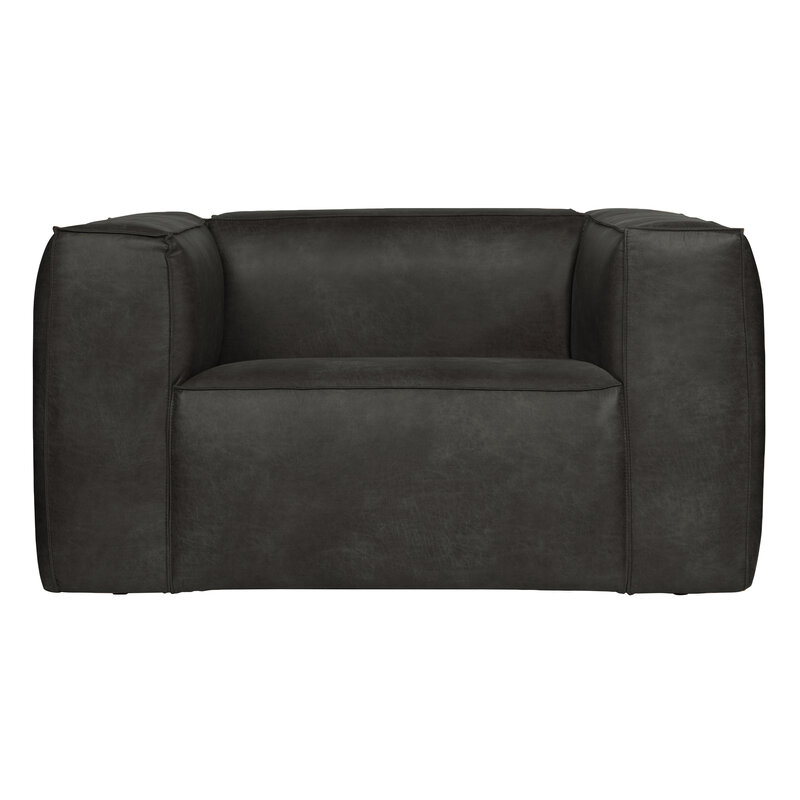 WOOOD-collectie Bean Fauteuil Zwart