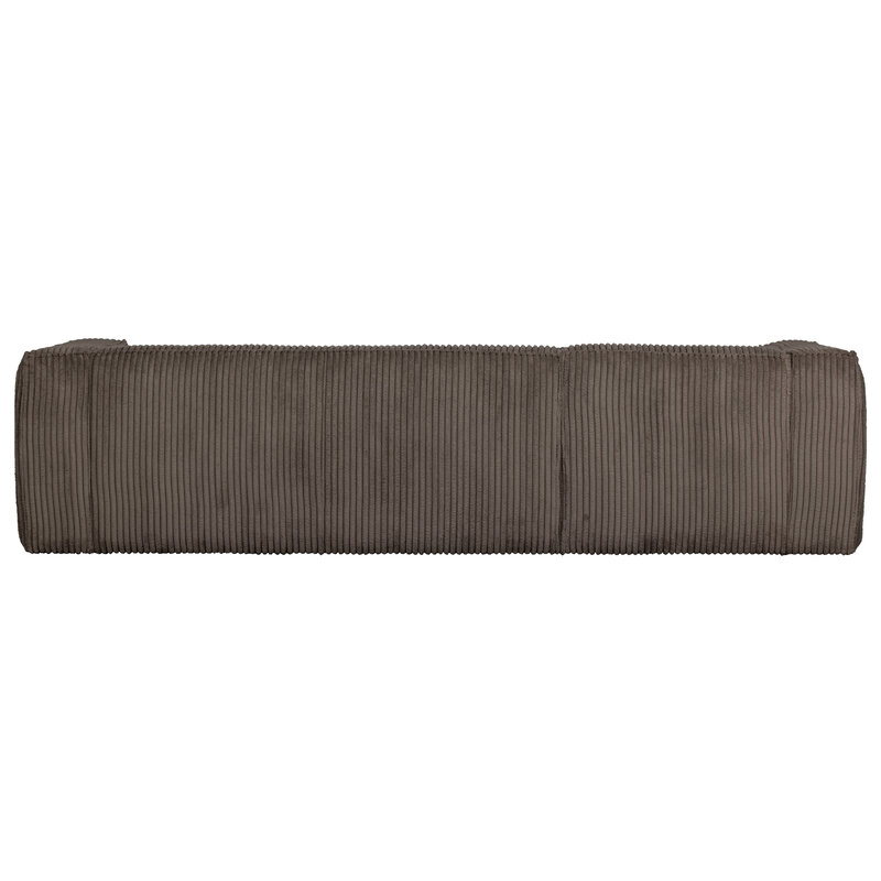 WOOOD-collectie Bean Hoekbank Links Grove Ribstof Mud