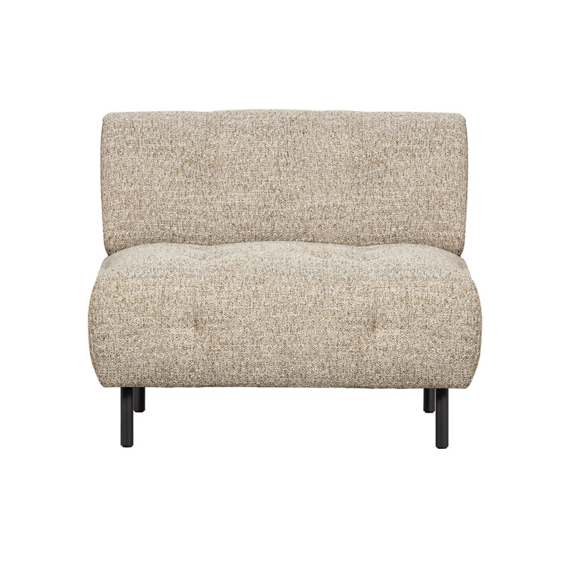 WOOOD Exclusive-collectie Lloyd Fauteuil Grof Geweven Naturel Melange