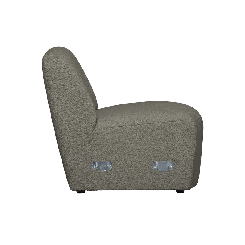 WOOOD-collectie Coco 1-zits Element BouclÉ Warm Groen