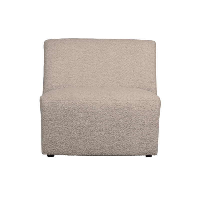 WOOOD-collectie Coco 1-zits Element BouclÉ Zand