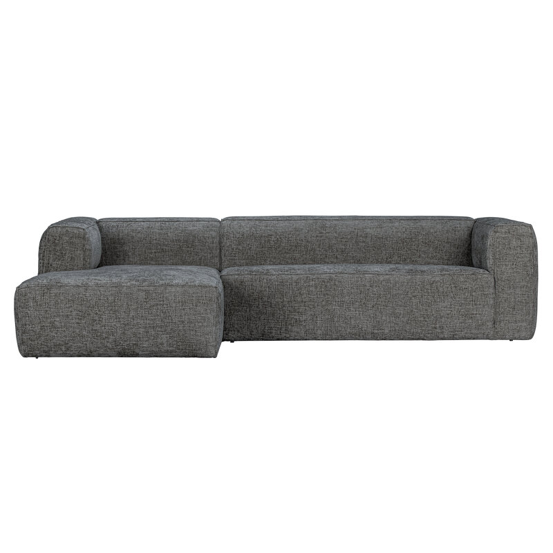 WOOOD-collectie Bean Hoekbank Links Grove Melange Stof Terrazzo