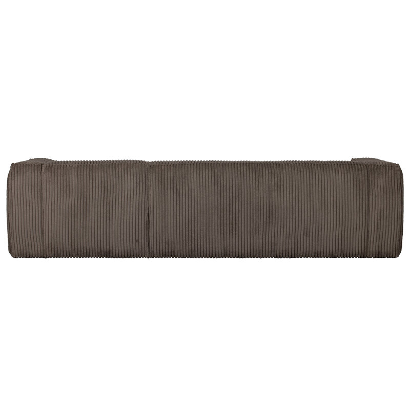 WOOOD-collectie Bean Hoekbank Rechts Grove Ribstof Mud