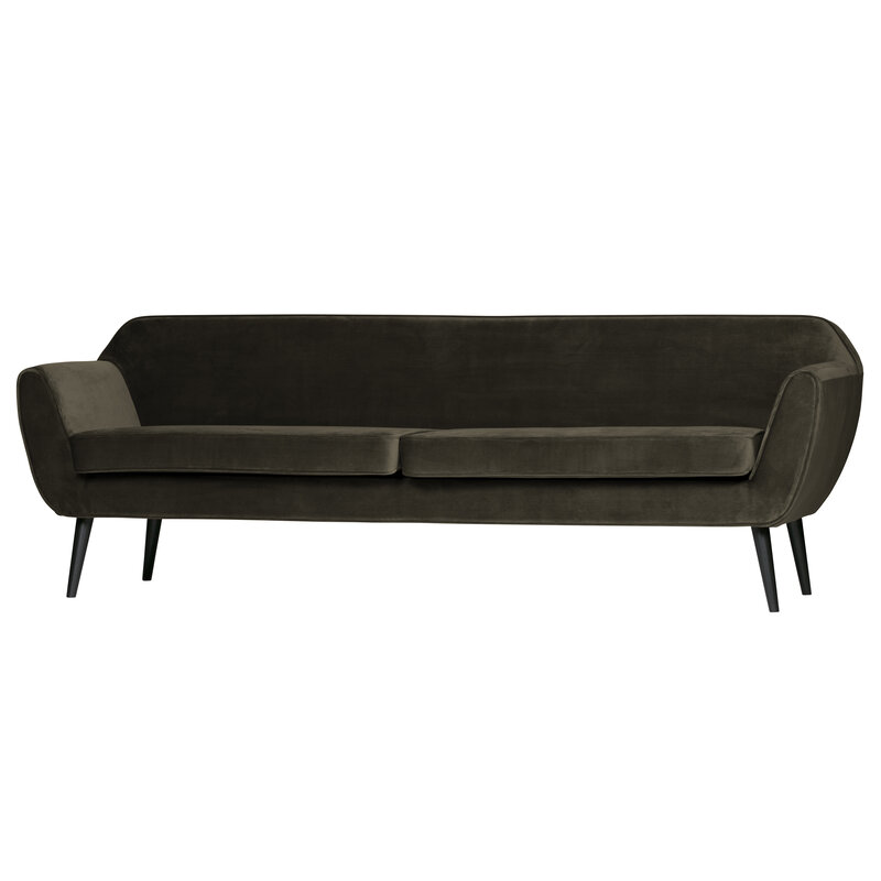 WOOOD-collectie Rocco Xl Sofa 230 Cm Fluweel Warm Groen