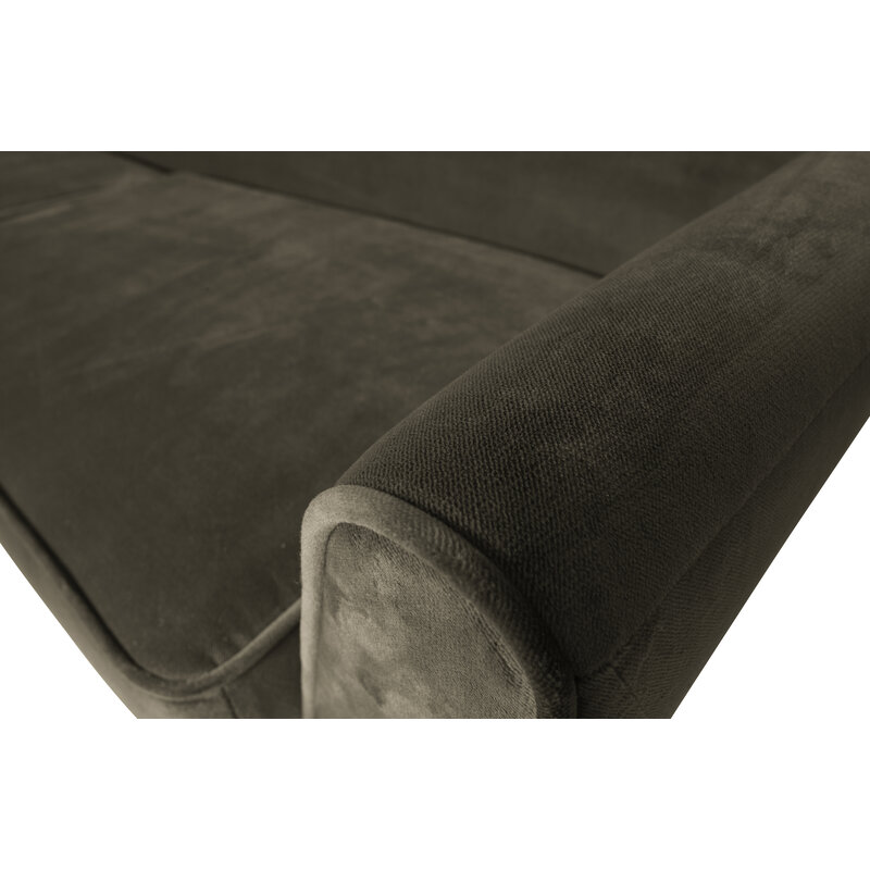 WOOOD-collectie Rocco Xl Sofa 230 Cm Velvet Warm Green