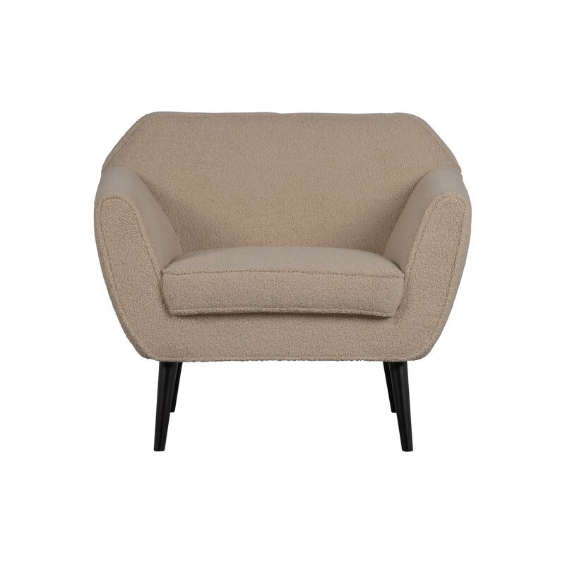 WOOOD-collectie Rocco Fauteuil Teddy Sand