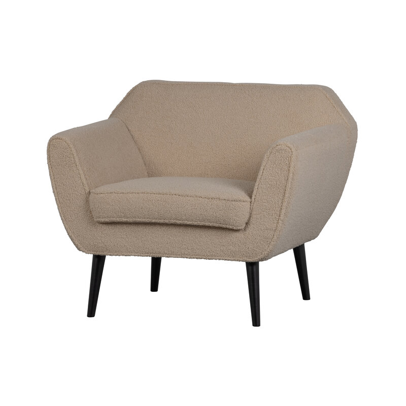 WOOOD-collectie Rocco Fauteuil Teddy Sand