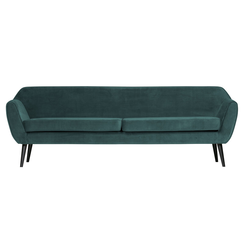 WOOOD-collectie Rocco Xl Sofa 230 Cm Fluweel Teal