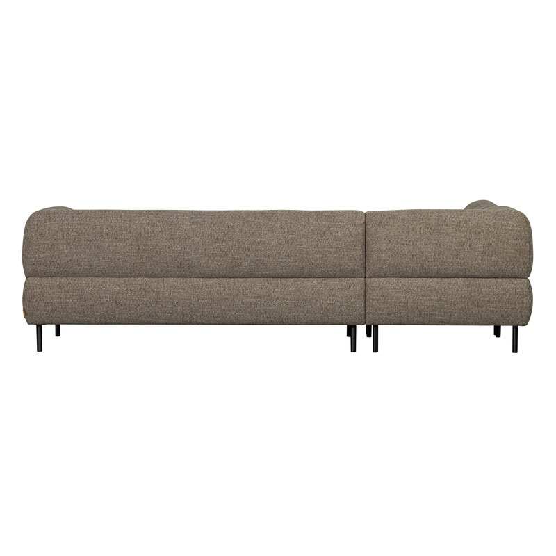 WOOOD-collectie Lloyd Corner Sofa Left Coarse Woven Dark Brown Melange